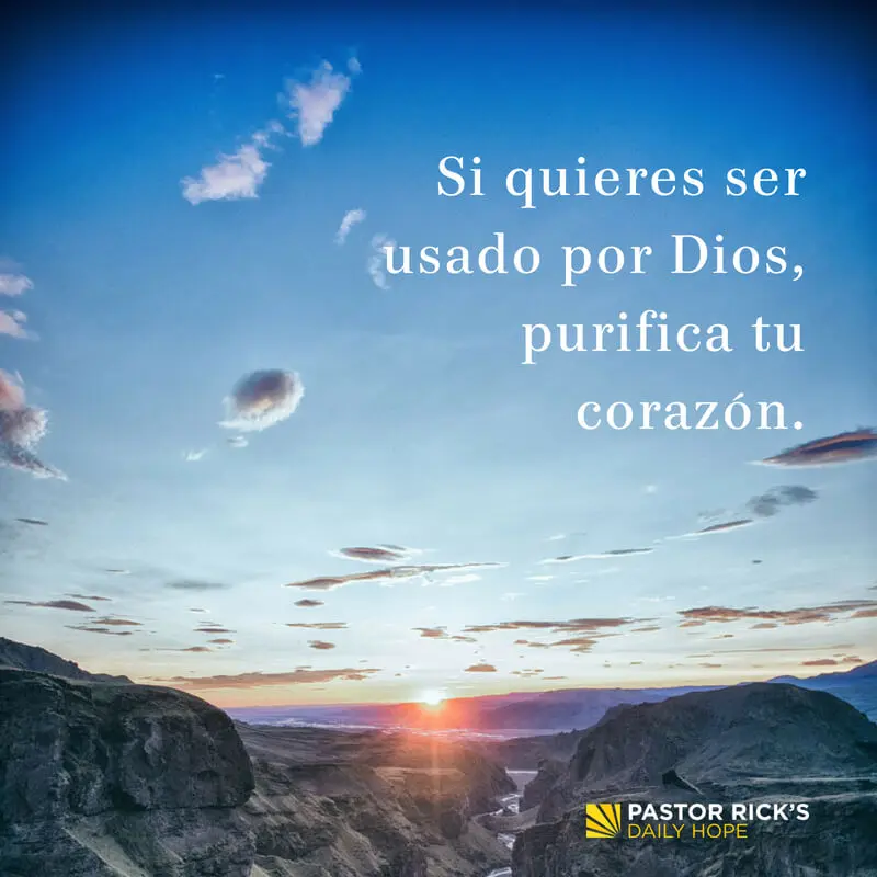 como purificar el corazon segun la biblia - Qué quiere decir purificar el corazón