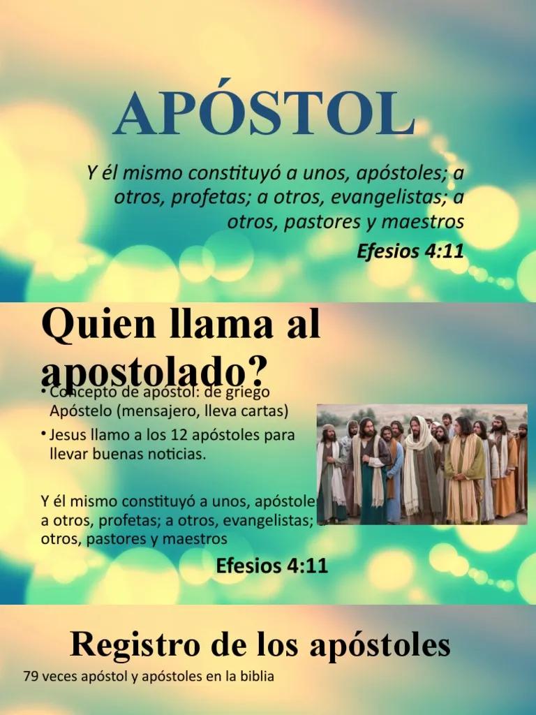 que es apostol segun la biblia - Qué significa apostólico en la Biblia