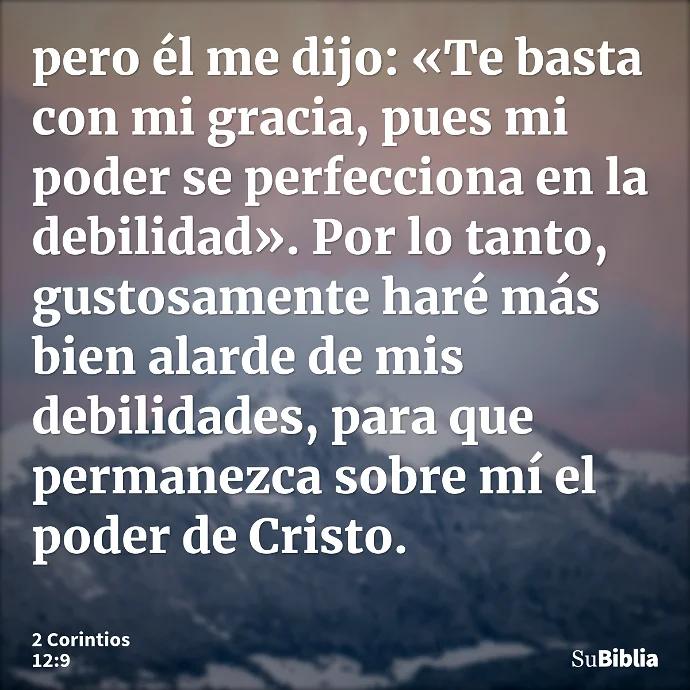 me basta tu gracia biblia - Qué significa bastate de mi gracia Biblia