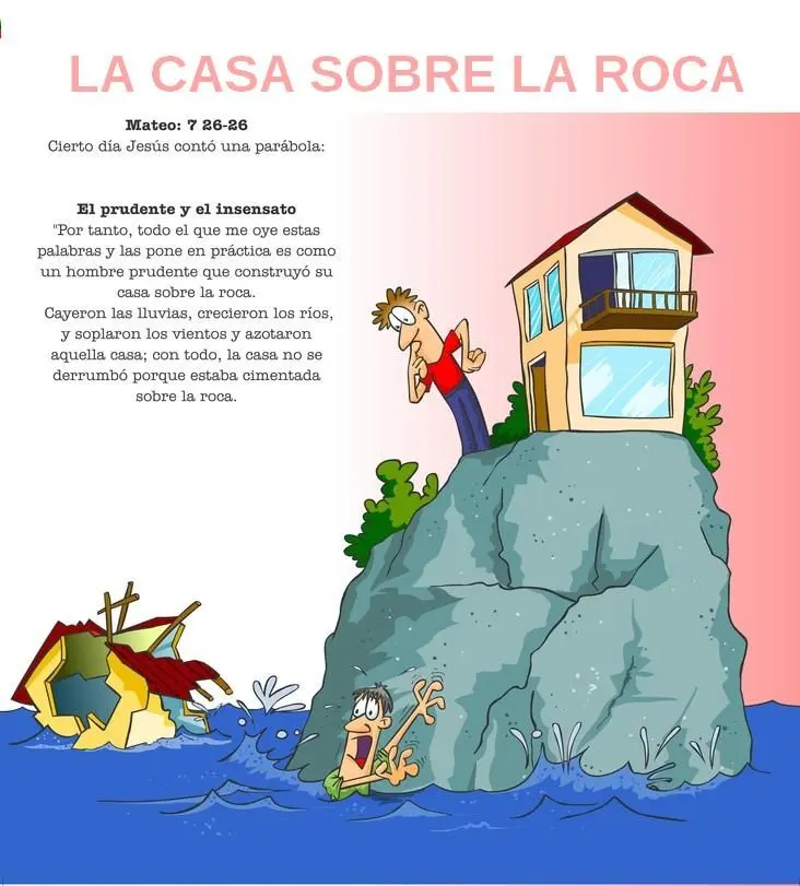 construir la casa sobre la roca biblia - Qué significa construir la casa sobre arena o sobre roca