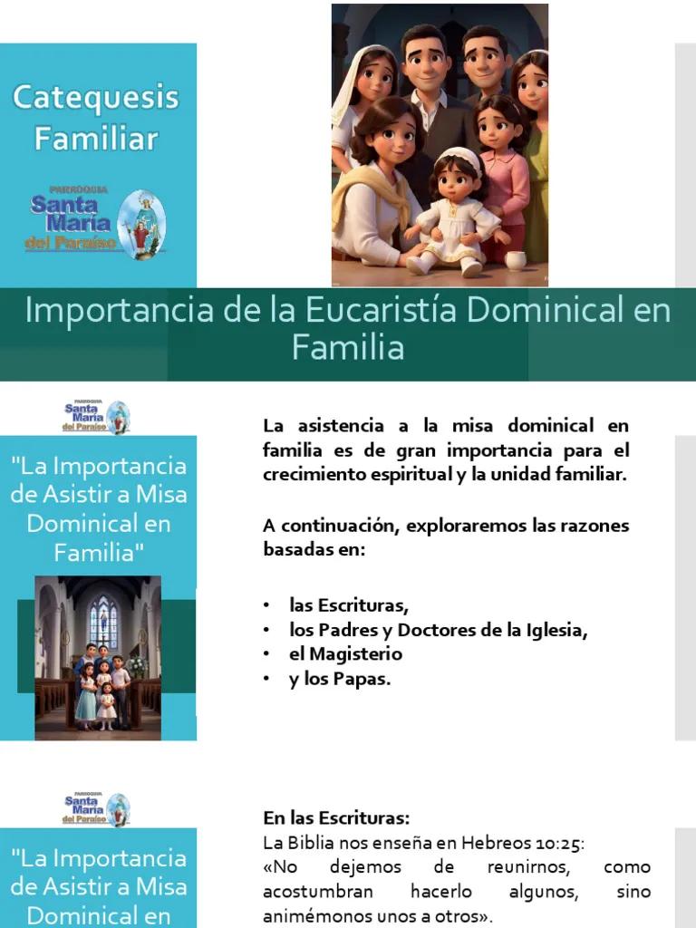 importancia de ir a misa en familia - Qué significa ir a la Eucaristía en familia