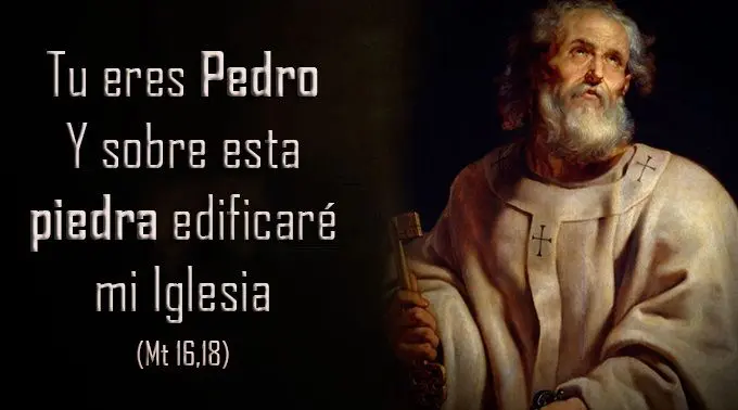 pedro la piedra de la iglesia - Qué significa que Pedro sea la roca