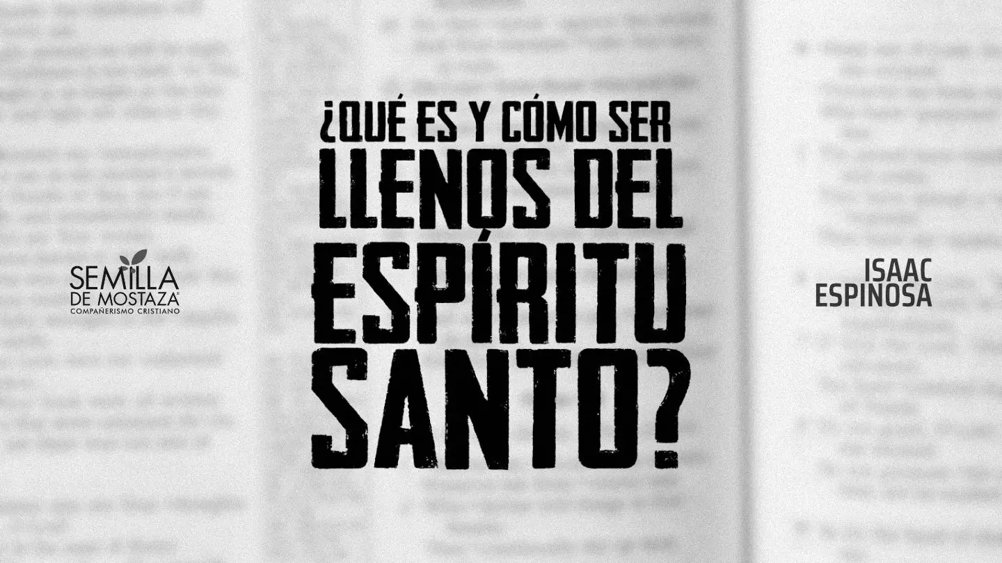 sed llenos del espiritu santo biblia - Qué significa tener sed del Espíritu Santo