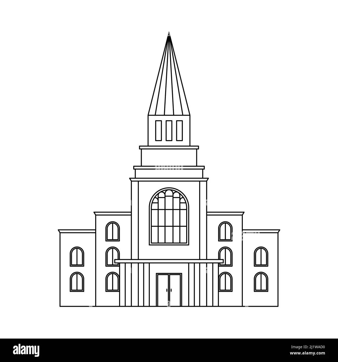 iglesia sud dibujo - Que simboliza el templo SUD