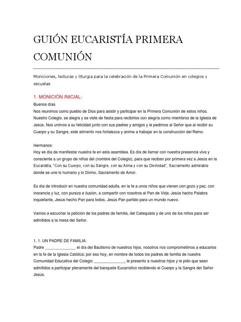 guión para misa de primeras comuniones - Que te preguntan en la misa de la Primera Comunión