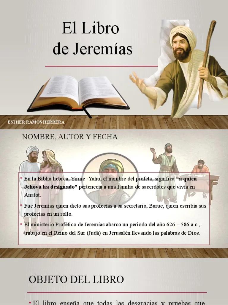 quien escribio el libro de jeremias de la biblia - Qué tipo de libro es el Libro de Jeremías