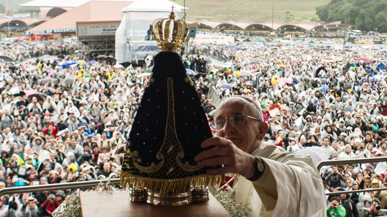 iglesia de la aparecida de brasil - Quién es el santo patrono de Brasil