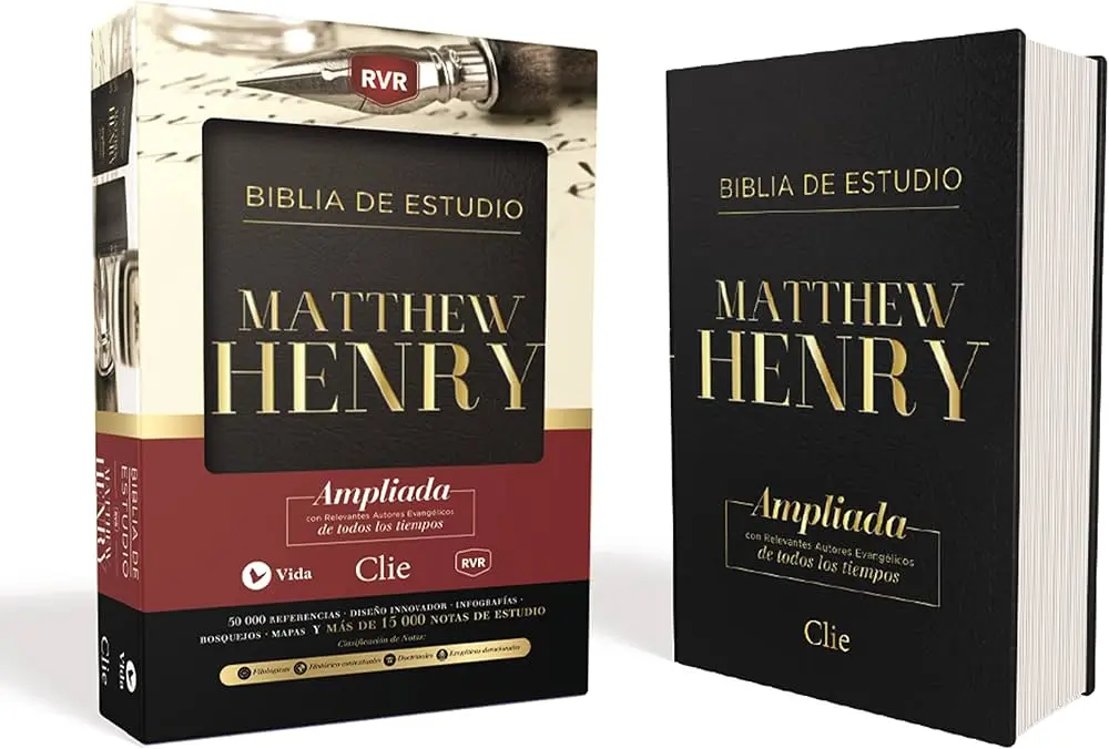 biblia de estudio matthew henry ampliada - Quién es Matthew Henry